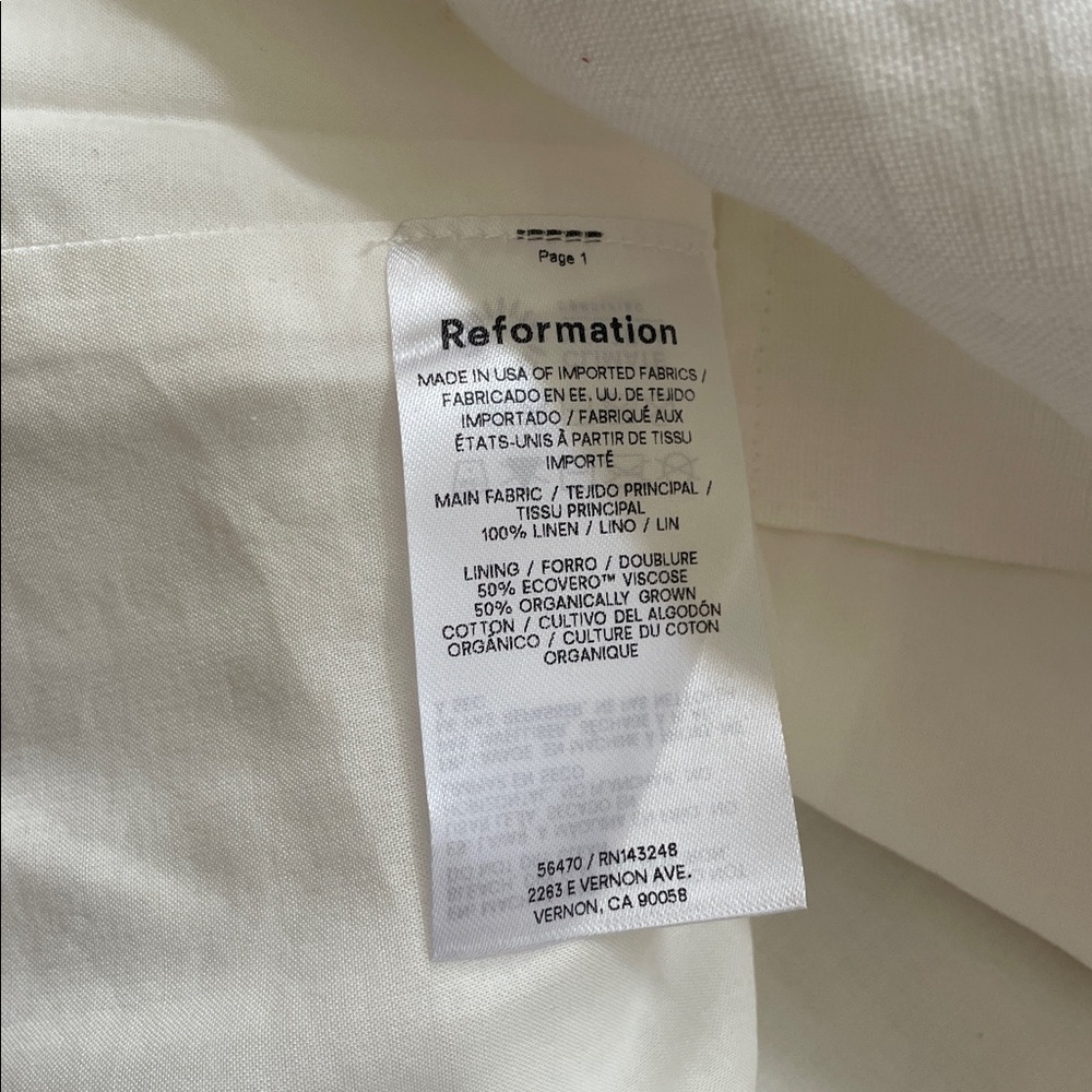 Reformation Meela Linen Shirt - Picture 5 of 6